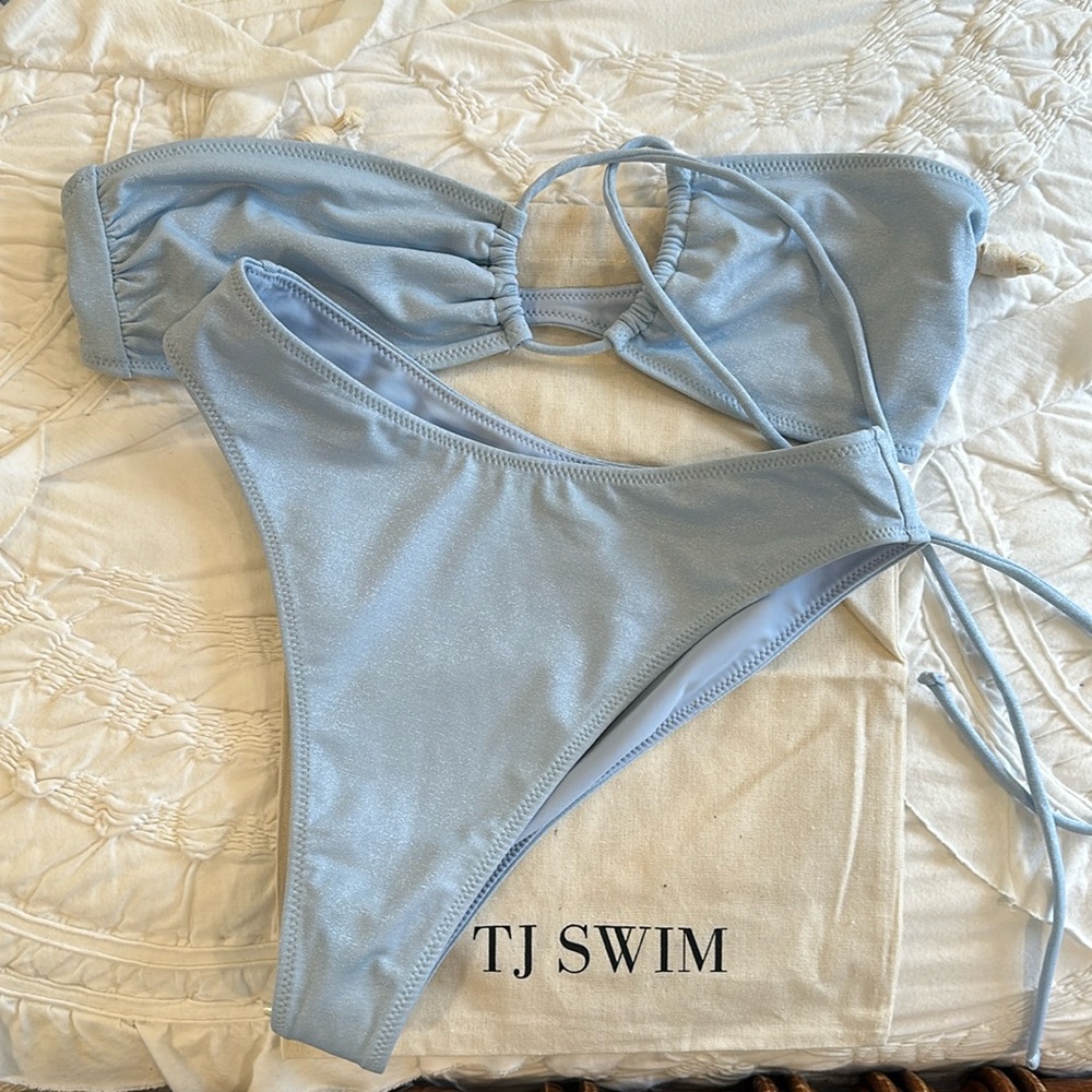Tj swim Harper suit ice blue